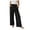 Wpants19-Black, variant on UAYOTSE Women Satin Dotted Home Pants Loose Straight Leg Casual Pants,Sizes S