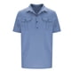 thumbnail image 3 of Camisa de Manga Corta de los Hombres con Botón de Color Sólido Blusa de Cuello con Bolsillo, Top de Poliéster Casual para Toda la Temporada de Uso Diario Y Casual, 3 of 5