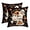 B, variant on Sm:)e Boo Ghost Pumpkin Lantern Bat Cat Halloween Pillow Covers 18x18 Inch Set of 2, Cushion Covers for Sofa Home Decor