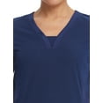 thumbnail image 4 of Genuine Dickies Women’s Stretch Twill V-Neck Rib-Knit Trim Scrub Top, WM12T914, 4 of 7