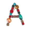 thumbnail image 1 of Agiferg Letter Keychain Accessories For Women Girls Gold Glitter Initial Key Ring, 1 of 1
