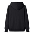 thumbnail image 3 of Hoodies for Men Pullover Fall Winter Casual Solid Color Sweater No Pockets Fall Clothes Tops Hooded Sweatshirts Black 4XL, 3 of 5
