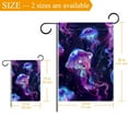 thumbnail image 3 of Jellyfish Swimming Undersea Pattern Garden Flag Double Sided House Flag for Outdoor Home, Personalized All Year Round Yard Decor 12 x 18 Inch, 3 of 6
