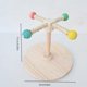 thumbnail image 3 of Soporte giratorio para pájaros Rueda de madera natural Juguetes para loros Jaula para pájaros Rama de madera Accesorios para periquitos Agapornis Ejercicio y entretenimiento Estimulación mental, 3 of 4