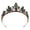 D, variant on Silver Princess Headband Heart Rhinestone for Women Birthday Party Rhinestones Headbands Bride Wedding Headpieces