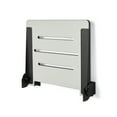 thumbnail image 5 of Lifestyle & Wellness® Silhouette SlimLine Folding Wall Mount Shower Bench Seat, Light Gray Seat with Matte Black Frame, 5 of 8