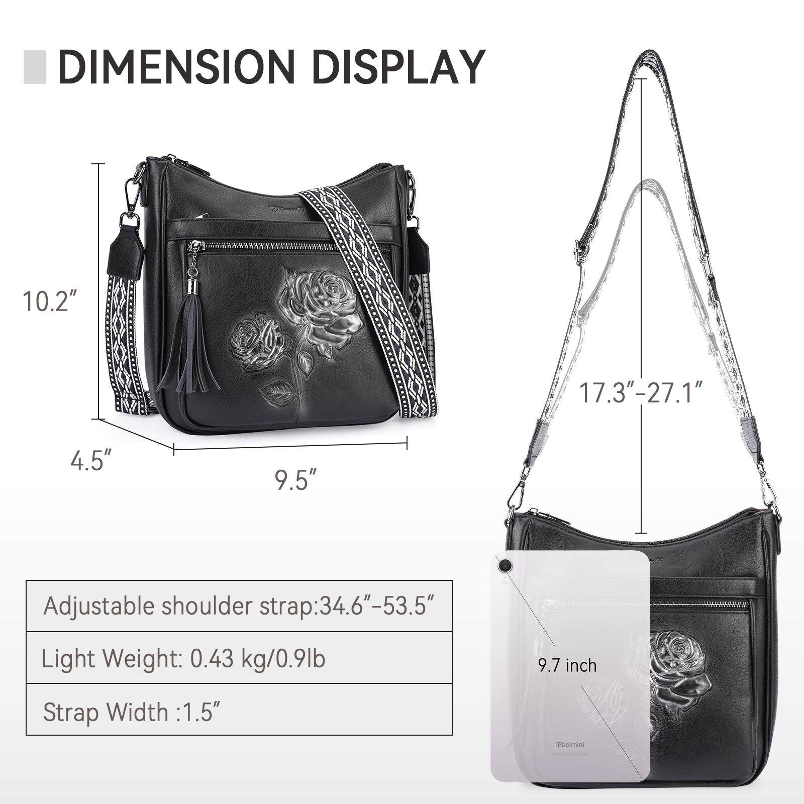 APHISON Crossbody Bags Casual Sling Backpack for Women, Shoulder Bag Travel Bag Cross Body Purses Bags with Adjustable Strap