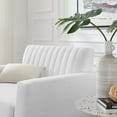 thumbnail image 6 of Modway Engage Channel Tufted Fabric Armchair in White, 6 of 7