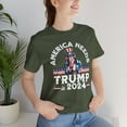 thumbnail image 4 of America Needs Trump 2024, Unisex Cotton, Short Sleeve T-Shirt, XS-5xl, 4 of 6