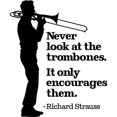 thumbnail image 3 of CafePress - Never Look At The Trombon - 15 oz Ceramic Large White Novelty Mug, 3 of 6