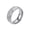 Silver, variant on Soccer Ball Geometric Design Stainless Steel Ring for Men Women Unique Statement Band with Tiny Stones Gold Size 9