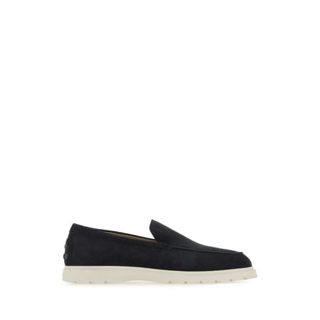 

Navy blue suede loafers