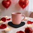 thumbnail image 1 of RKSTN Napperon Isolé en Velours Teddy Love Coaster Noir, 1 of 5