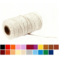 Hvmvliv Linen Rope 100m Long Cotton Twines for Arts & Crafts, 1 Piece