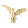 thumbnail image 4 of TEHAUX Flagpole Ornament Eagle Shape Plastic Golden 1Pack for Adults, 4 of 6