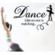 thumbnail image 4 of Baila como si nadie estuviera mirando frases inspiradoras de bailarina de ballet que dicen palabras pegatinas de pared - -, 4 of 4