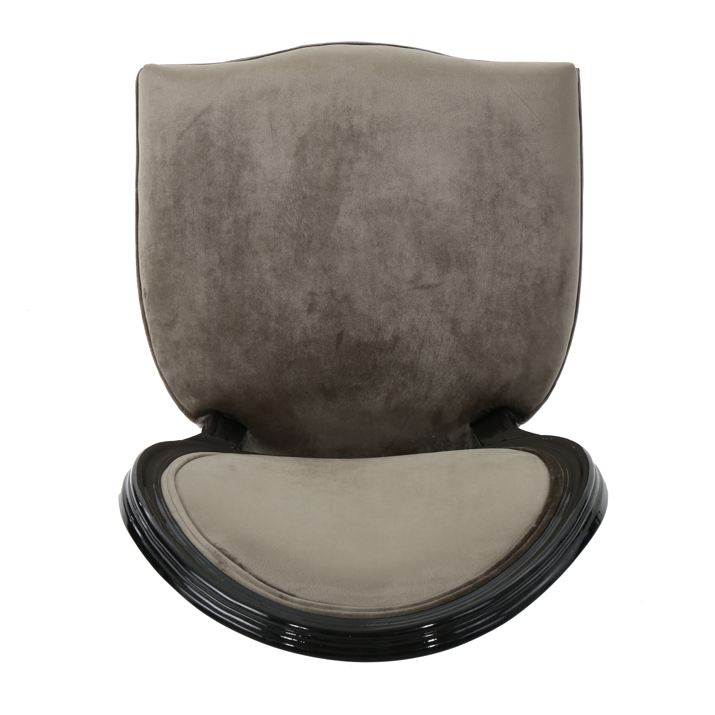 Noble House Max Indoor Contemporary Velvet Dining Chairs, Set of 4, Gray
