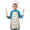 Easter and Watering, variant on Easter and Rainbows Blue Pattern Youth Aprons, Adjustable Neck Strap Aprons for Teens' Cooking & Baking