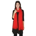thumbnail image 3 of Dupatta Bazaar Woman's Red Chiffon Dupatta, 3 of 4