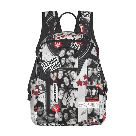 Lightweight Casual Shoulder Bag, One Direction Backpack Daypack Travel Outdoor Daypack