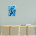 thumbnail image 2 of Koi Fish Ripples Pond Lilies Animals & Insects Painting Unframed Art Print Wall Art, 2 of 6
