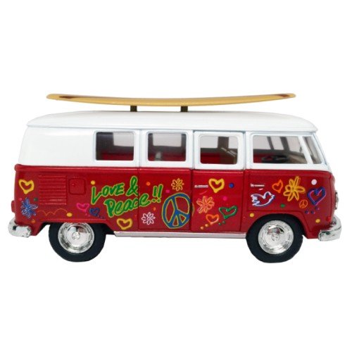 hot wheels vw bus with surfboards