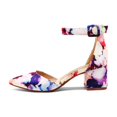 thumbnail image 4 of Zapatos DREAM PAIRS ANNEE Floral Tacones Gruesos de Punta, 4 of 7