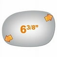 thumbnail image 2 of Flat Driver Side Replacement Mirror Glass for 1999-2004 Chrysler 300M Burco 2845 W/O Baking Plate, 2 of 5