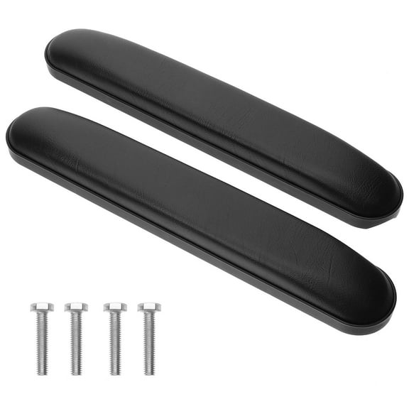 LOLIPPYY 1Pair Black Armrest Cushions for Desk Chair Universal Protective for Office and Home Chairs