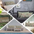 thumbnail image 6 of Sage Green Floral Body Pillow Covers, Spring Flowers Leaves Farmhouse Soft Breathable Throw Pillow Cases with Invisible Zipper, Decorative Pillowcase Pillows Protectors for Sofa Bed Couchair 20"x54", 6 of 9