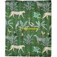 thumbnail image 2 of Indian Handmade Animal Print Cotton kantha Quilt, Village art gudri,Hand Stitch Quilt ,Bedspread, Blanket (Twin Size - 60" x 90"), 2 of 5