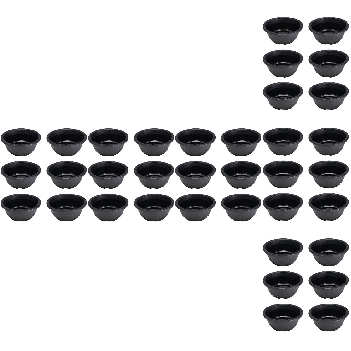 36 Pcs  Gardening Flower Pot Hollow Bottom Flower Planting Pots Flower Plant Container
