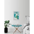thumbnail image 5 of Green And Yellow Stripes Framed Painting Art Print, 16.00" x 1.50", 5 of 6