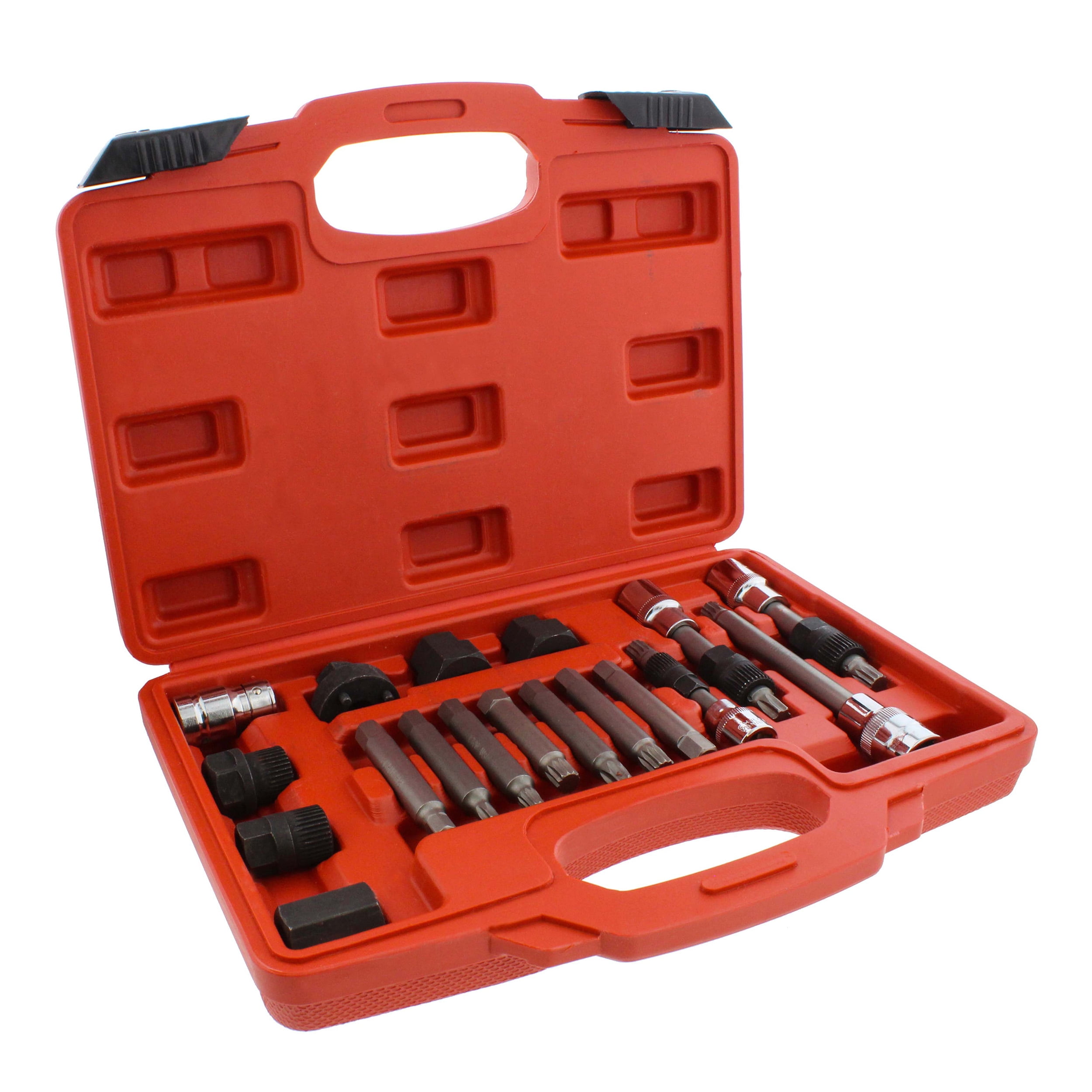 8PC Wrench Serpentine Belt Tension Service Tool Kit Automotive Repair Socket set 8PC Wrench Serpentine Belt Tension Service Tool Kit Automotive Repair Socket set