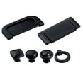 thumbnail image 3 of SPRING PARK 4Pcs Aluminum Alloy Black Cabinet Knobs Drawer Furniture Door Handle Accessories, 3 of 7