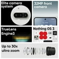 thumbnail image 3 of Nothing Phone 3a 5G Dual SIM 256GB ROM 12GB RAM GSM Unlocked - White, 3 of 9