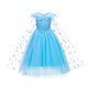 thumbnail image 3 of Disfraz de princesa Disney para niña, vestido de Frozen, Elsa, Anna, Bella, Blancanieves, Ariel, fiesta de cumpleaños, 2-12 años, 3 of 5