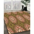 thumbnail image 3 of Ahgly Company Machine Washable Indoor Rectangle Transitional Metallic Gold Area Rugs, 3' x 5', 3 of 7