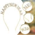 thumbnail image 3 of 2PCS Delicate Letter Rhinestone Headbands Decorative HAPPY NEW YEAR Hair Hoops, 3 of 9
