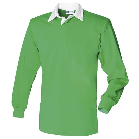 Front Row Long Sleeve Classic Rugby Polo Shirt