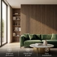thumbnail image 4 of HOMCOM 4 Pack Acoustic Wall Panels, 47" x 24" Wood Wall Panels, Walnut, 4 of 8