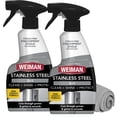 thumbnail image 1 of Weiman - Pulverizador y limpiador de acero inoxidable, 2, Paquete con 2, 24-Ounces, 1 of 9
