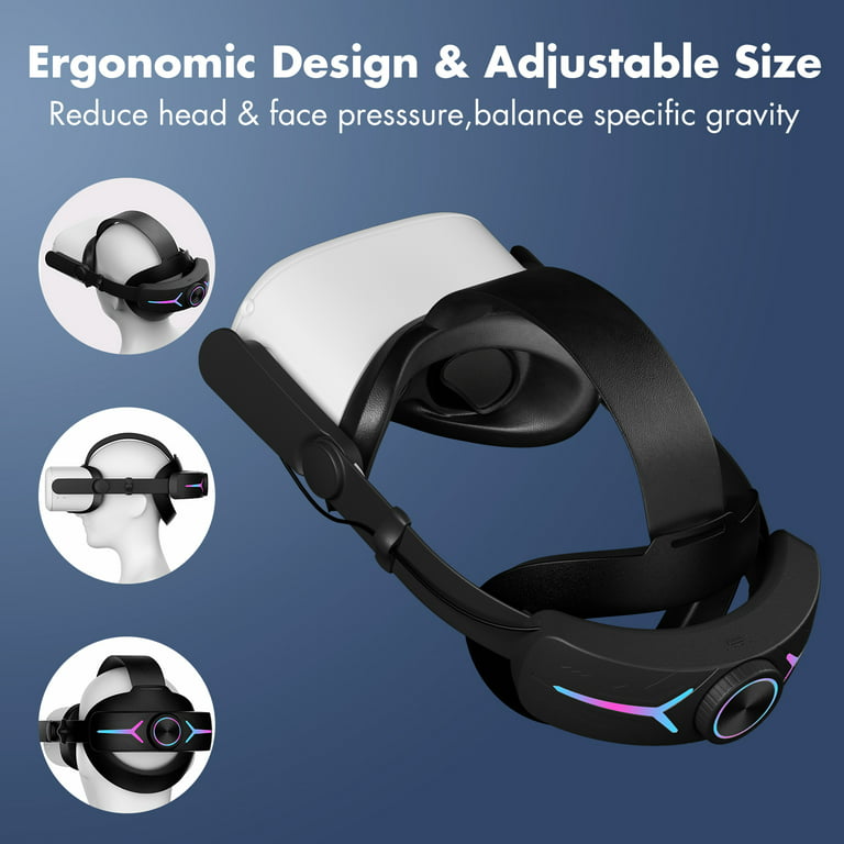 Head Strap Compatible with Oculus Quest 3,Meta Quest 3 Accessories  Adjustable Elite Strap Replacement for Enhanced Comfort Support and Gaming