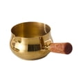 thumbnail image 3 of Taza de salsa de acero inoxidable Taza de condimento Utensilio de cocina Cacerola reutilizable con Oro, 3 of 9