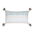 thumbnail image 2 of Elsie & Zoey Tylanne 12X22" Handwoven Striped Indoor/Outdoor Throw Pillow for Women, 2 of 3