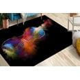 thumbnail image 3 of Colorful Violin Rug, Abstract Violin Rugs, Violinist For Gift Rugs, Music Room Rug, Step Rug, Living Room Rug, Indoor Rug, Entry Rug, 2.6'x6.5' - 80x200 cm, 3 of 8