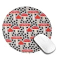 thumbnail image 2 of Lukts Forest Mushrooms Print Round Mouse Pad With Stitched Edge Non-Slip Rubber Base Mouse Mat Mousepad For Office & Home (7.9 X 7.9 X 0.12inch), 2 of 9
