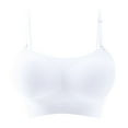 thumbnail image 5 of DuoJiaJ Women's Low Back Bra Wire U Shaped Backless Bra Convertible Spaghetti Strap Seamless Sleeping Bralette T-Shirt Bras White, 5 of 5