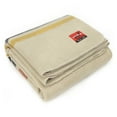 thumbnail image 1 of Swiss Link Military Surplus Classic Striped Wool Throw Blanket, Bay Point, 1 of 5