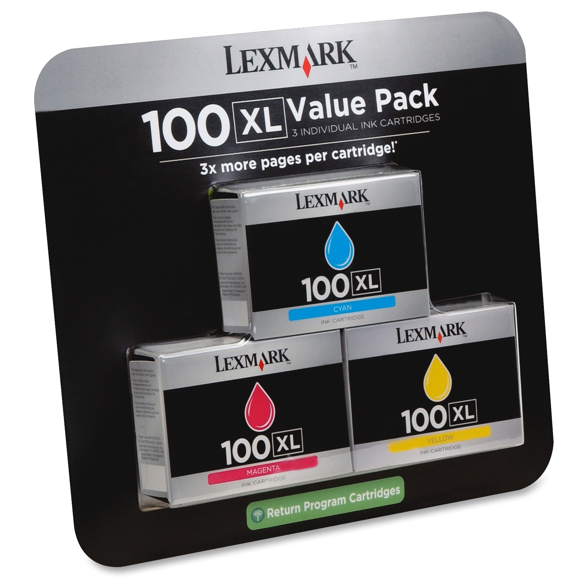 20 PK For Lexmark 100 XL NON-OEM Ink Cartridge 5 Set Pro901 Pro905 Pro205 S505